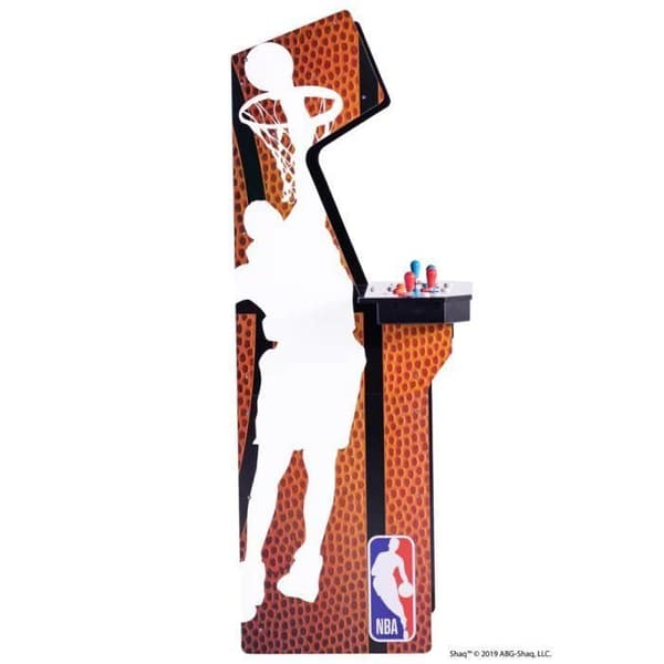 Arcade1Up NBA Jam SHAQ XL arkadmaskin - 3 spel ingår - WiFi Live och cross-play - 19 tum