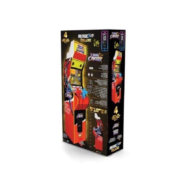 Arcade1Up - Time Crisis Deluxe Arcade Machine - Inomhus - Unisex - Röd - 12 år och uppåt