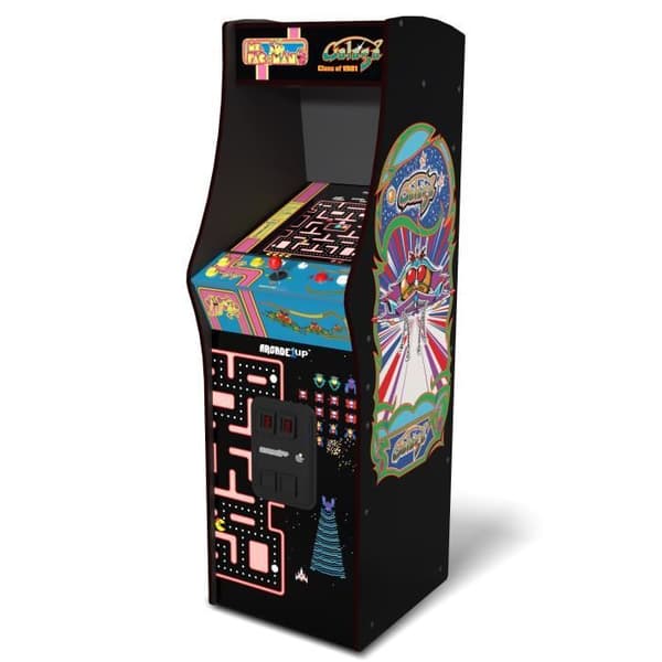 Arcade1Up lyx arkadmaskin - Ms. Pac-Man vs Galaga - Klass av 81 - Blå