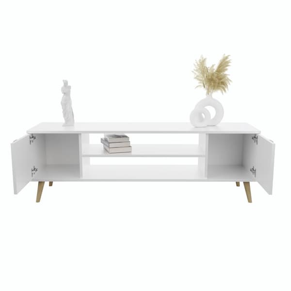 RTV Focus skab hvid 135 cm - Skandinavisk