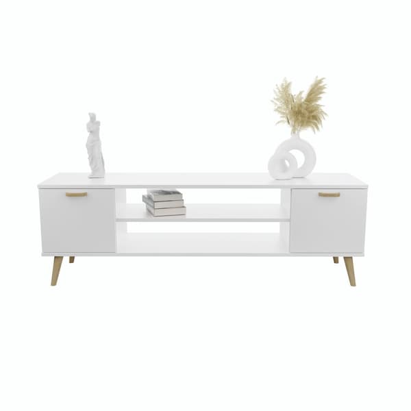 RTV Focus skab hvid 135 cm - Skandinavisk