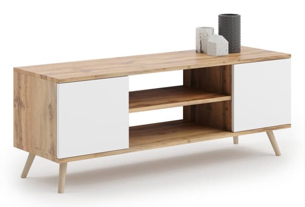 Focus RTV skab 135 cm eg guld Craft - hvid