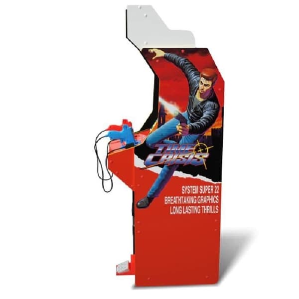 Arcade1Up - Time Crisis Deluxe Arcade Machine - Inomhus - Unisex - Röd - 12 år och uppåt
