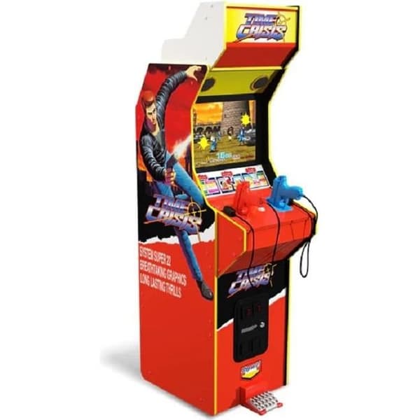 Arcade1Up - Time Crisis Deluxe Arcade Machine - Inomhus - Unisex - Röd - 12 år och uppåt