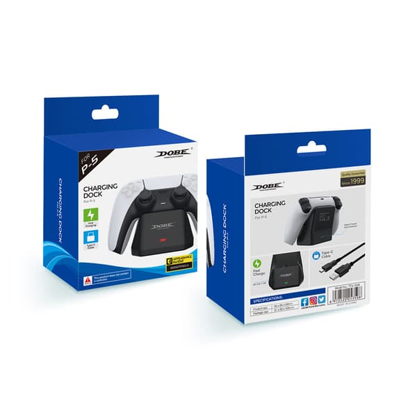 Dobe Laddstation / Laddningsstation för Playstation 5 / PS5