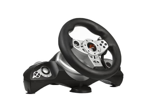 NanoRS RS700 Gaming Controller Sort, Sølv USB Rat Analog / Digital Android, PC, Pla