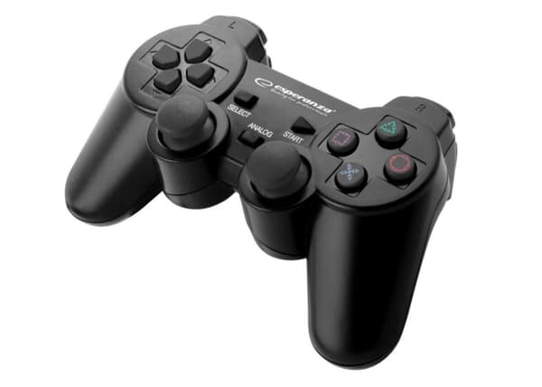 Esperanza EGG107K Gaming Controller Gamepad PC, Playstation 3 Analog / Digital USB 2.0 Sort