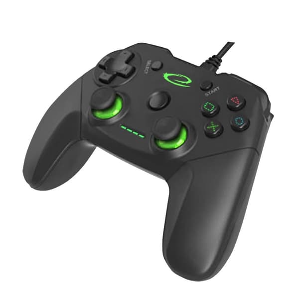 Esperanza EGG110K Gaming Controller Gamepad PC, Playstation 3 Analog / Digital USB 2.0 Svart