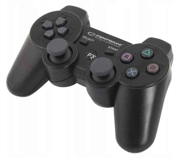 Esperanza EGG109K Gaming Controller Sort Bluetooth Joystick Analog Playstation 3