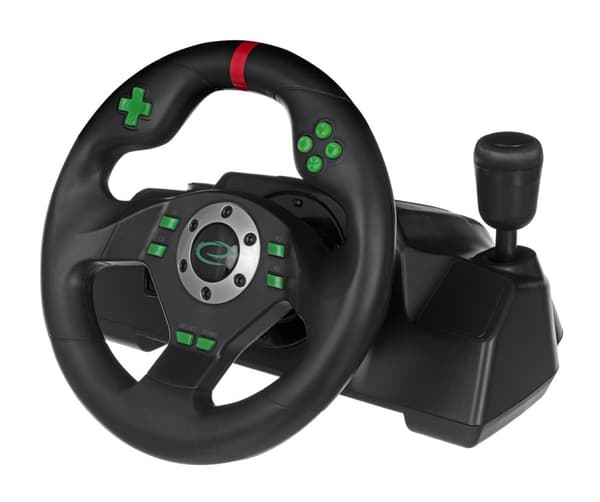 Esperanza EGW101 Gaming Controller Rat Playstation, Playstation 3 Digital USB Sort, Grøn