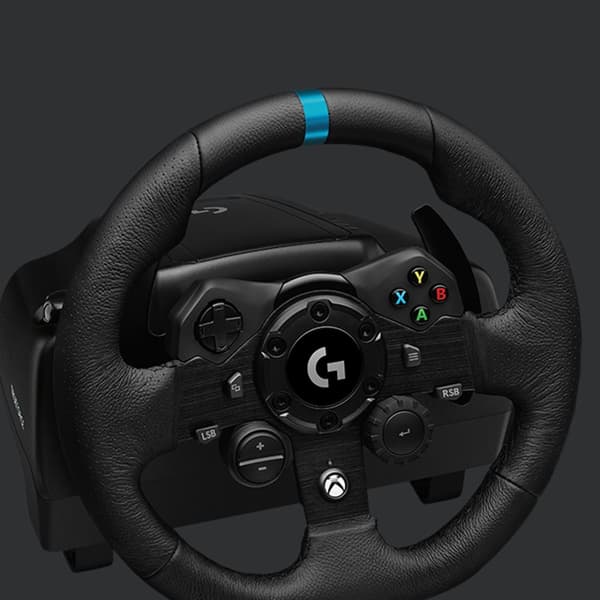 Logitech G G923 Racing Wheel ja -pedaalit Xbox X|S:lle, Xbox Onelle ja PC:lle