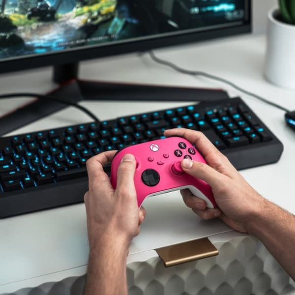 Microsoft Xbox Wireless Controller Pink, Hvid Bluetooth Gamepad Analog / Digital Xbox Series S,