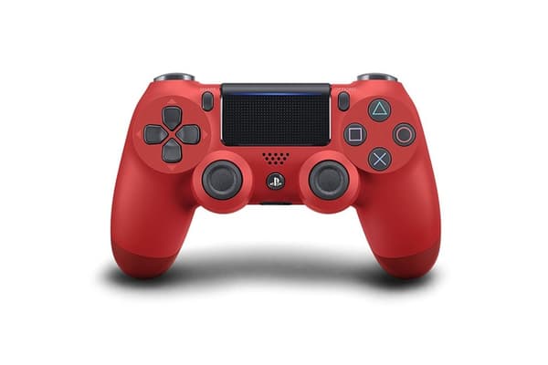 Sony DualShock 4 Red Bluetooth/USB-peliohjain, analoginen / digitaalinen PlayStation 4