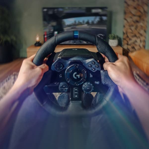 Logitech G G923 Racing Wheel ja polkimet PS5:lle, PS4:lle ja PC:lle