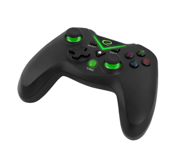 Esperanza EGG112K Mando de Juegos Gamepad PS3, XBOX ONE, PC USB 2.0 Negro