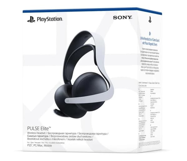 SONY PS5 Pulse ELITE Trådløst Headset Ny Mod Hvid