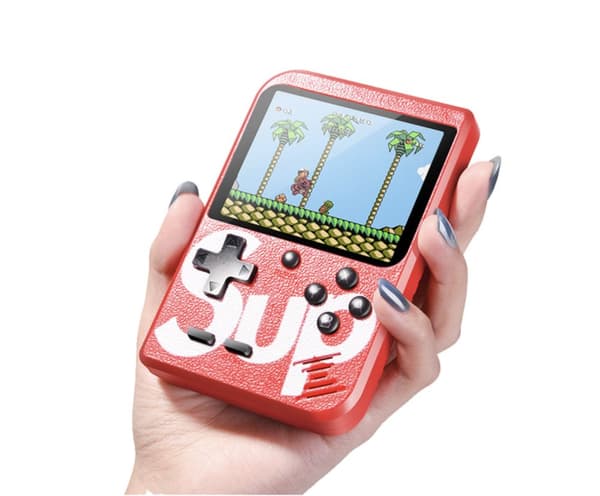 Retro Mini 400 -pelikonsoli, kannettava + PAD kahdelle pelaajalle