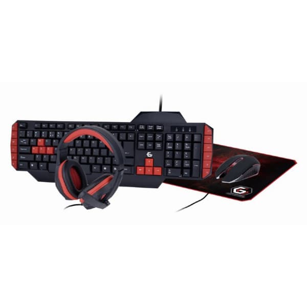 Gembird Gmb Gaming Set 4in1 Umg4-02 Svart