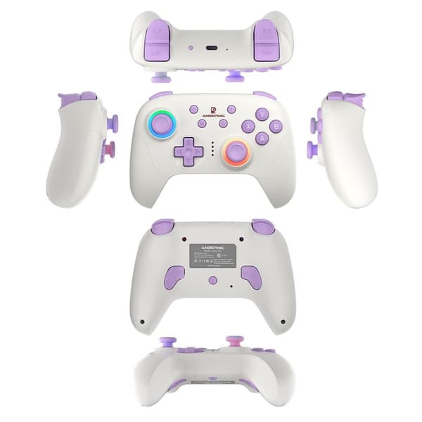ANBERNIC P01 Beige White gamepad