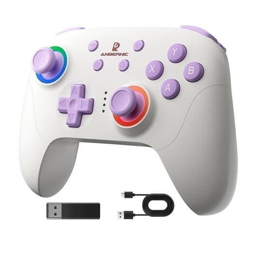 ANBERNIC P01 Beige White gamepad