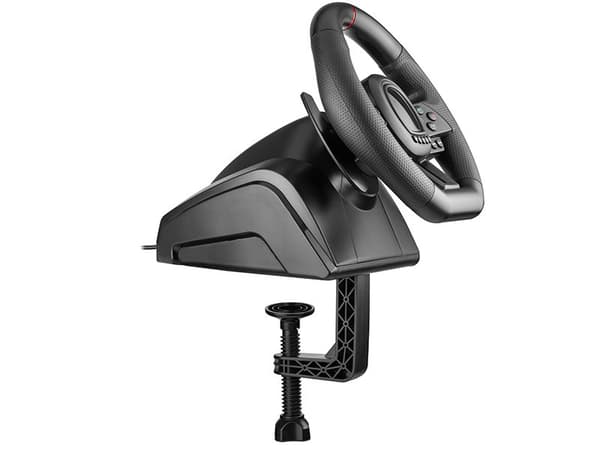 Tracer TRAJOY47345 Spelkontroll Svart Ratt + Pedaler PlayStation 4, PlayStation 3, Xbox One, Xbox 360, Switch, PC