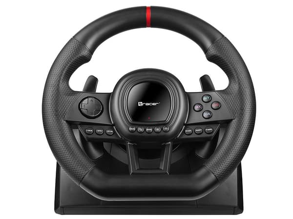 Tracer TRAJOY47345 Spelkontroll Svart Ratt + Pedaler PlayStation 4, PlayStation 3, Xbox One, Xbox 360, Switch, PC
