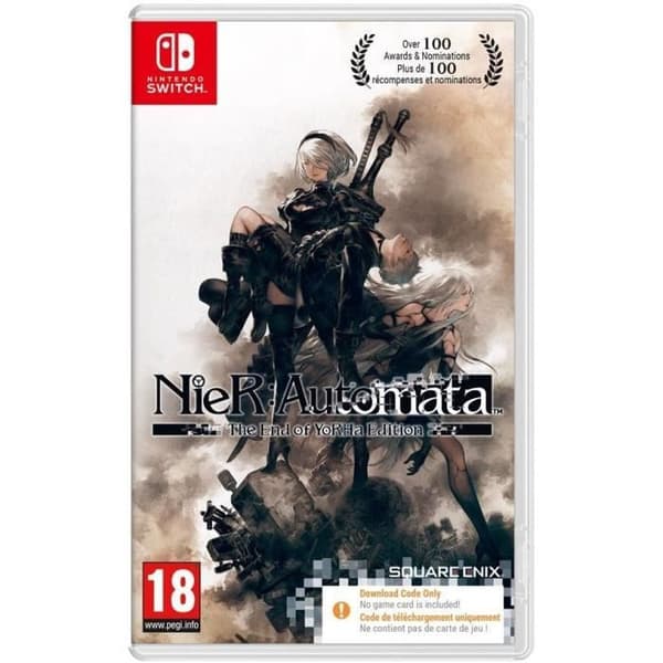 Nier Automata: The End of YoRHa - Nintendo Switch -peli - Koodi laatikossa