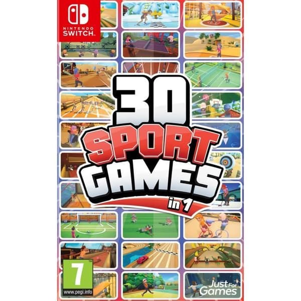 Nintendo Switch -peli - 30 urheilupeliä yhdessä - Urheilu - Laatikko - Kasetti