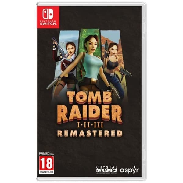 Tomb Raider I-III Remastered, pääosassa Lara Croft - Nintendo Switch -peli