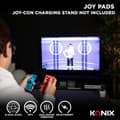 Miniatyrbillede 2 af 6: Joypads - Nintendo Switch og Switch OLED - KONIX - 8 timers batterilevetid - Vibrationsfunktion - Blå og rød