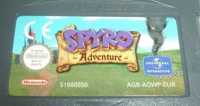 Spyro Adventure - Gameboy Advance (brukt)