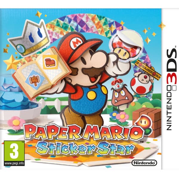 Paper Mario Sticker Star - Nintendo 3DS (brukt)