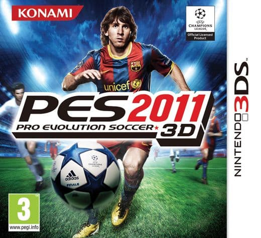 Pro Evolution Soccer 2011 3D - Nintendo 3DS (brugt)