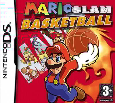 Mario Slam Basketball (AKA Mario Hoops 3 on 3) - Nintendo DS (käytetty)