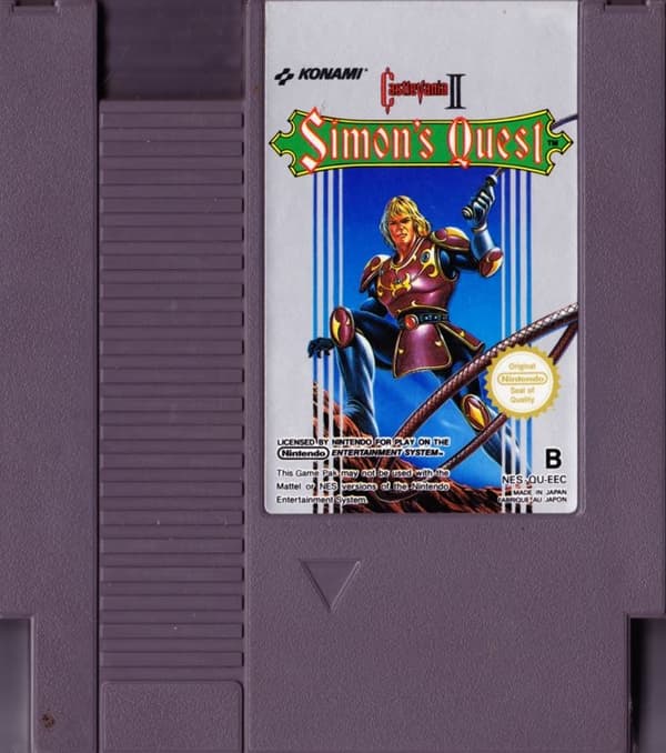 Castlevania II: Simons Quest - SCN - Nintendo 8bit (brukt)