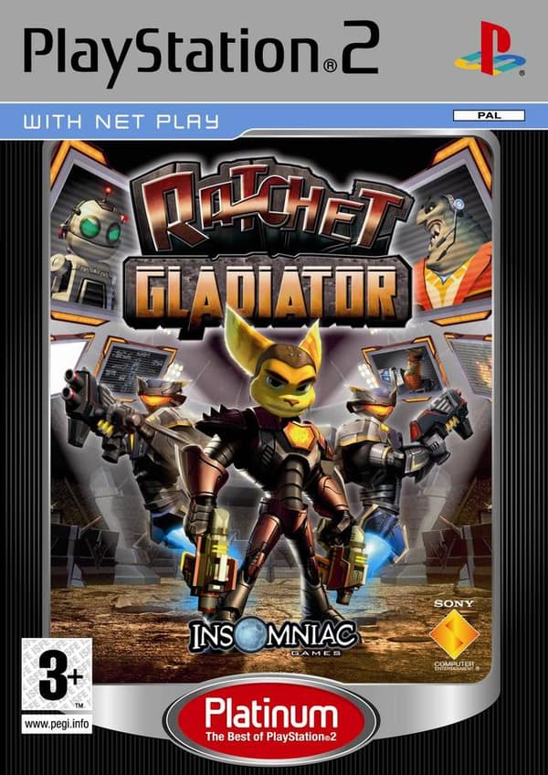 Ratchet Gladiator - Platinum - Playstation 2 (brukt)