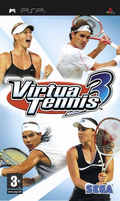 Virtua Tennis 3 - Sony PSP (brukt)