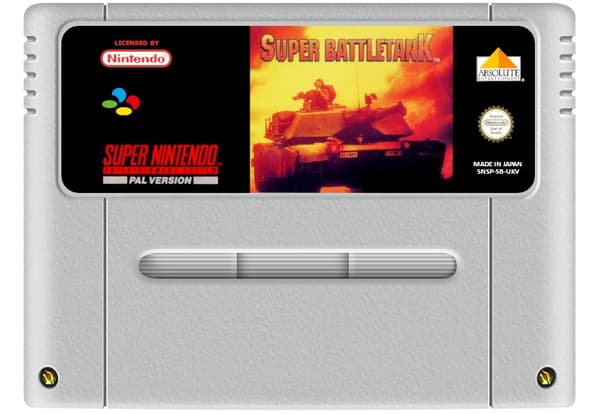 Garry Kitchens Super Battletank - Super Nintendo (käytetty)