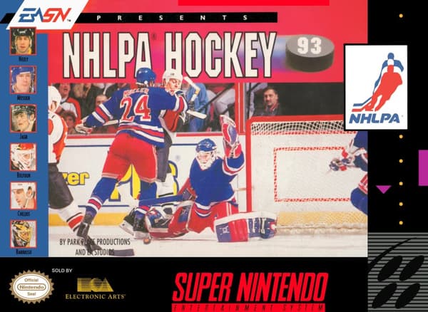 NHLPA Hockey 93 (USA) - Super Nintendo (brugt)