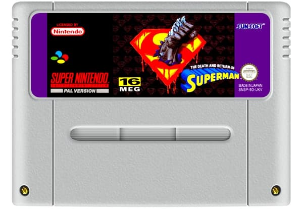 The Death and return of Superman - Super Nintendo (käytetty)