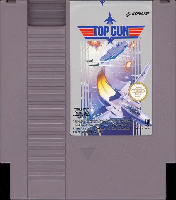 Top Gun - SCN - Nintendo 8bit (brukt)