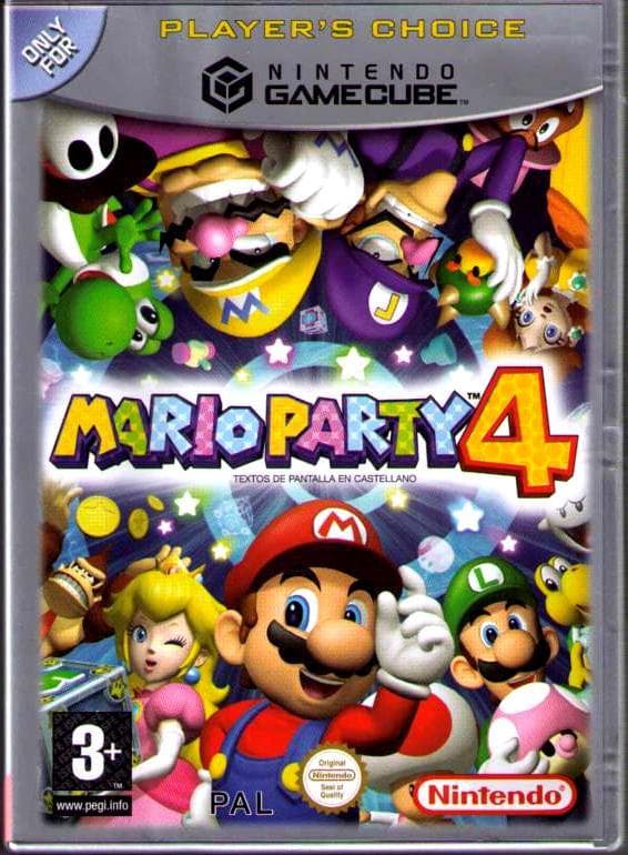 Mario Party 4 - Players Choice - Gamecube (brukt)