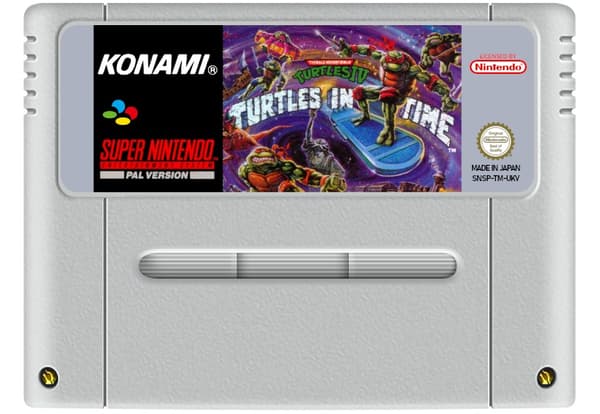 Teenage Mutant Hero Turtles IV: Turtles in Time - SCN - Super Nintendo (brukt)