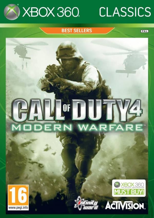 Call of Duty 4: Modern Warfare (UK) (Classics) (Xbox 360)