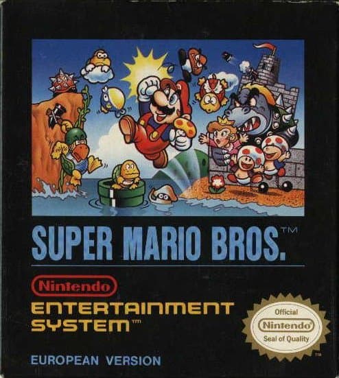 Super Mario Bros. - NES/Nintendo 8-bit - PAL-B/SCN (BRUKT VARE) Complete in box