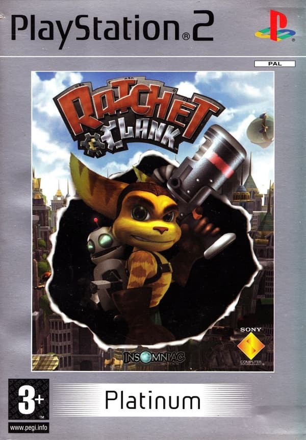 Ratchet & Clank - Platinum - Playstation 2 (brugt)