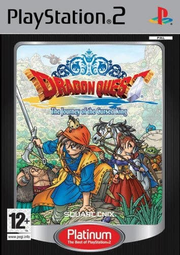 Dragon Quest: The Journey of the Cursed King - Platinum - Playstation 2 (brukt)