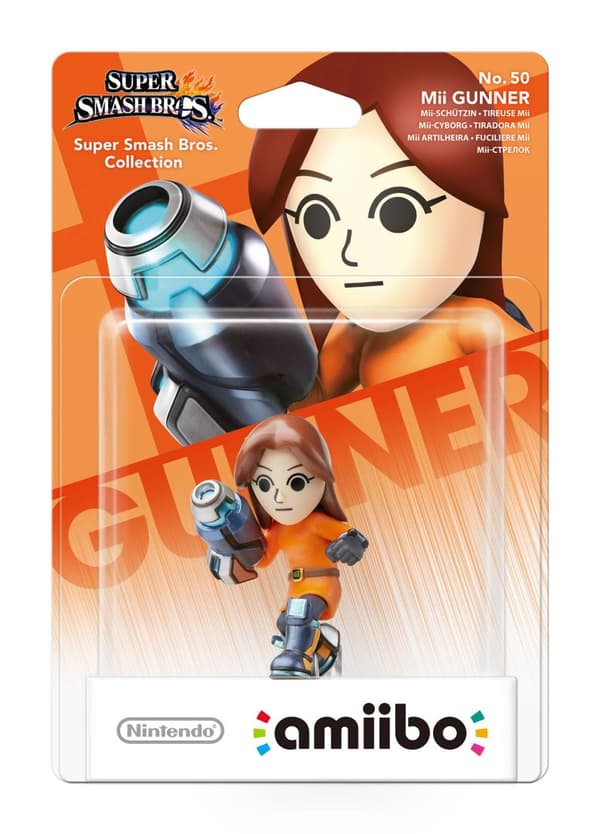 Nintendo Amiibo Figurine Mii Gunner (Wii U)