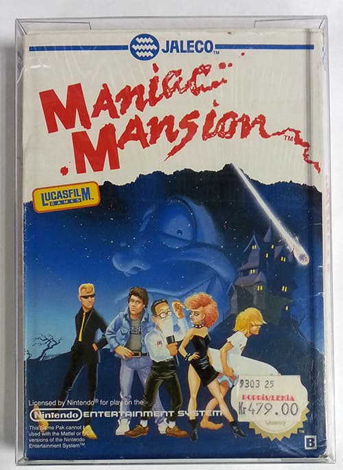 Maniac Mansion - SWE - Nintendo 8bit (brukt)
