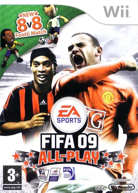 Fifa 09 All-Play - Nintendo Wii (brukt)